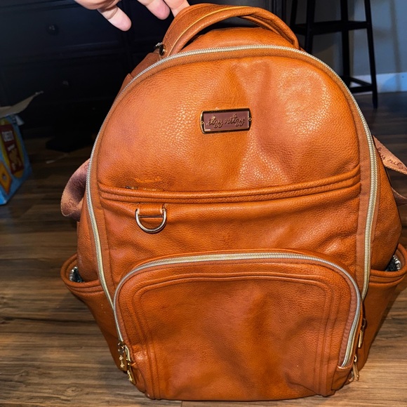 Itzy Ritzy Other - Itsy Ritzy Cognac Boss plus diaper bag used